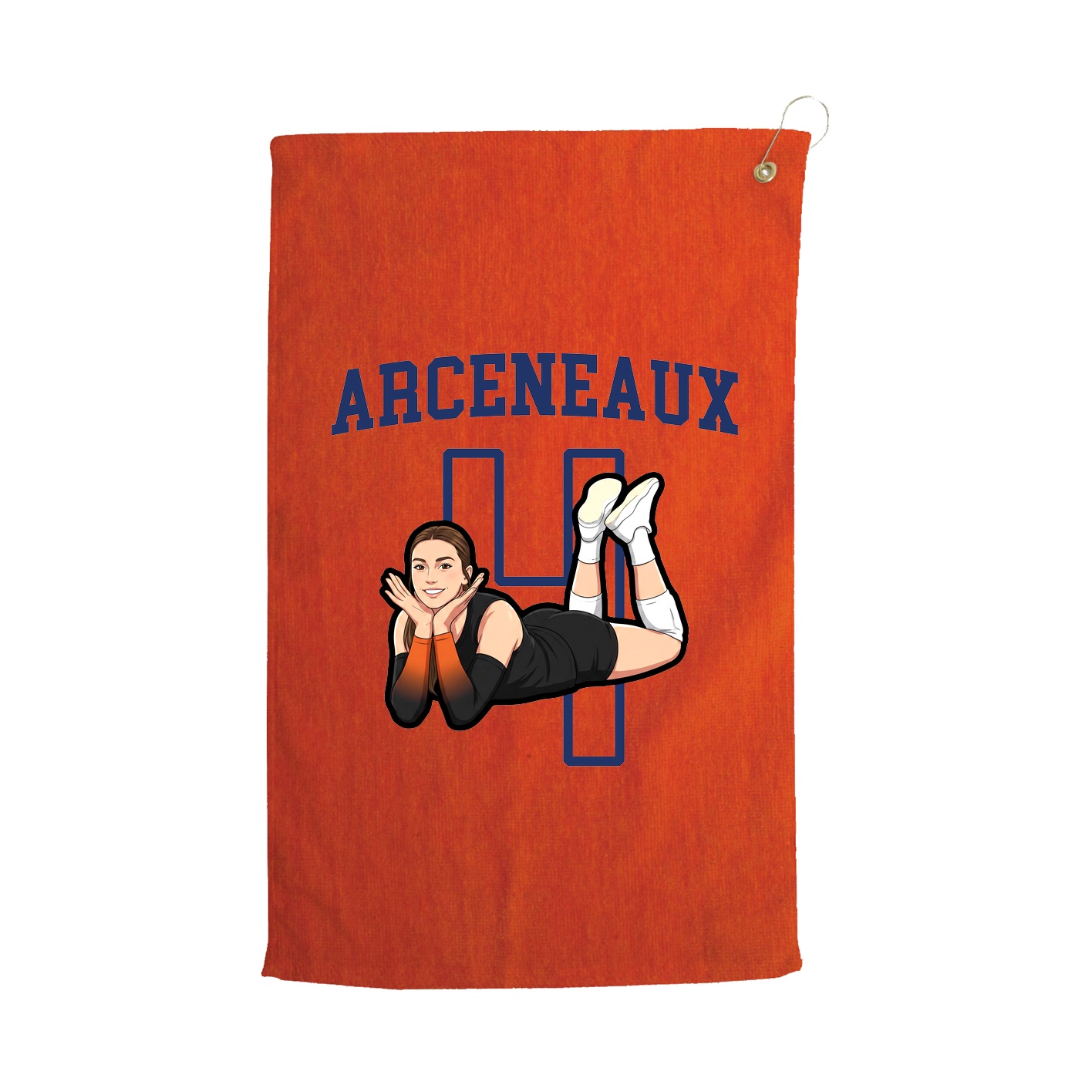 Golf Towel — Shirsey in Orange