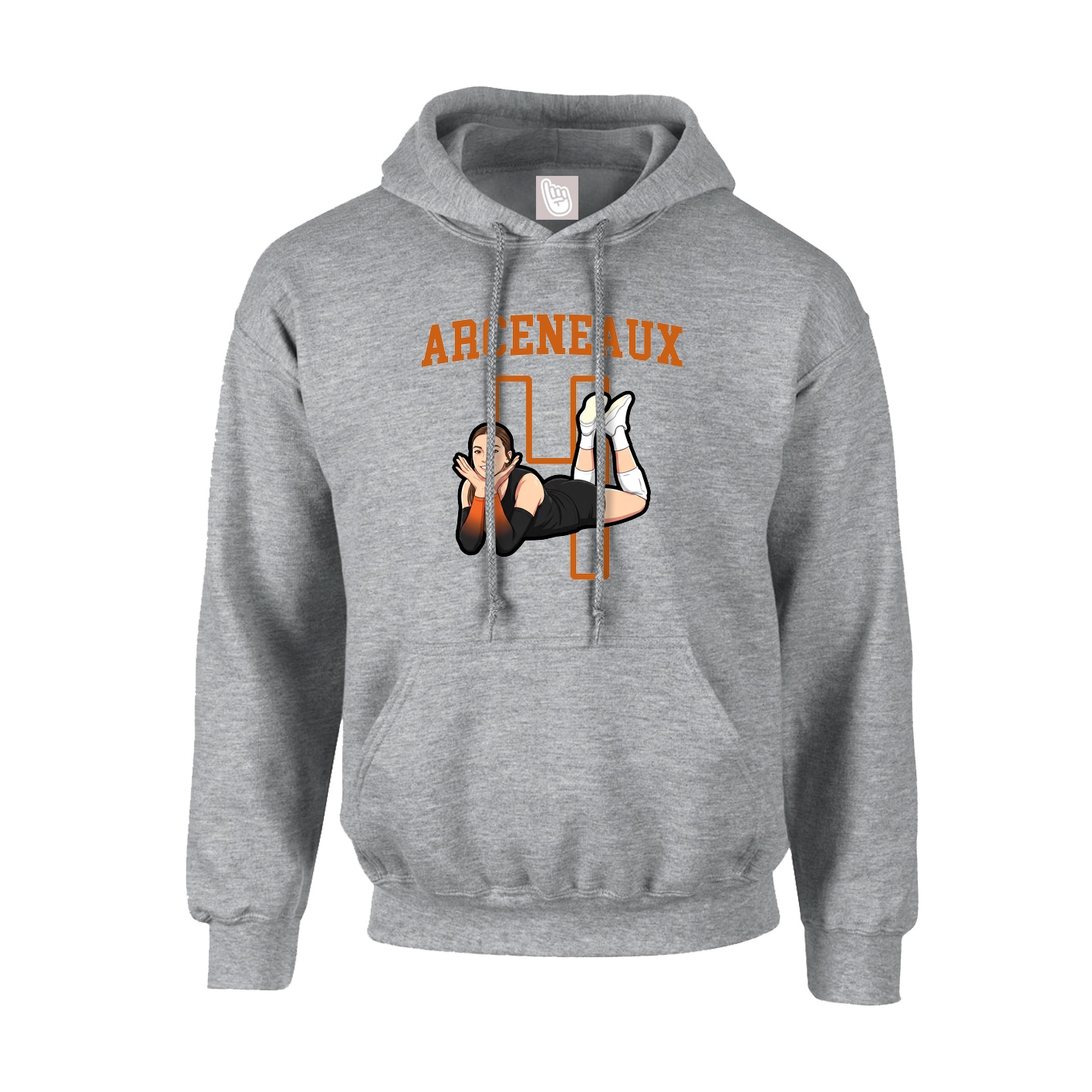 Hoodie — Shirsey in Grey
