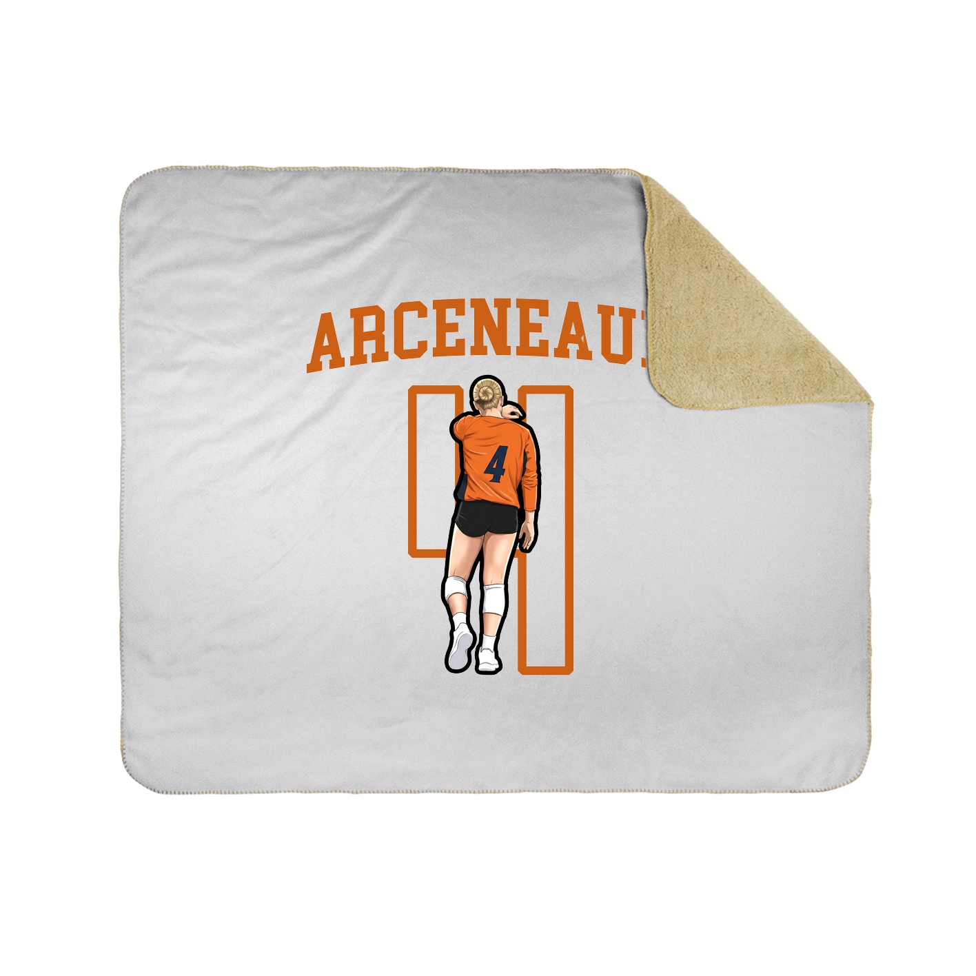 Throw Blanket — Shirsey in White
