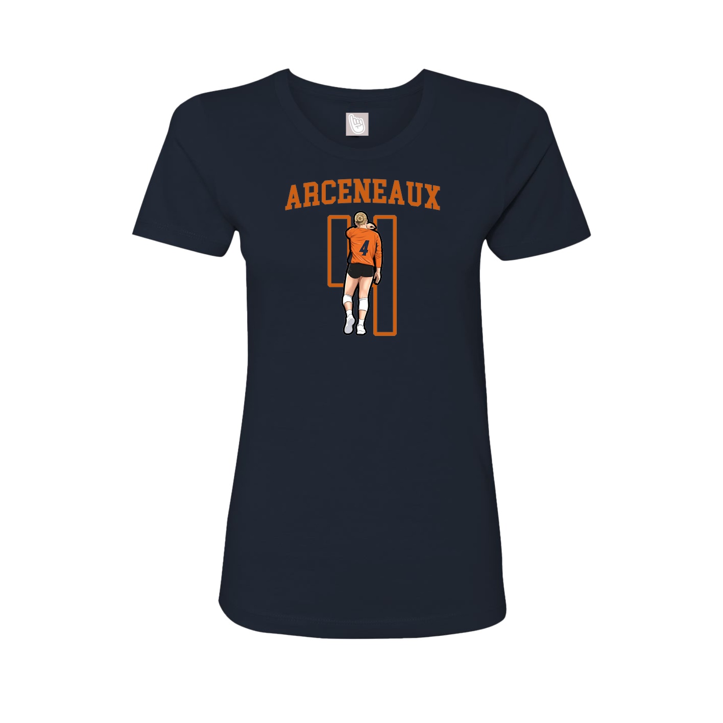 Fitted Women's Tee — Shirsey in Navy
