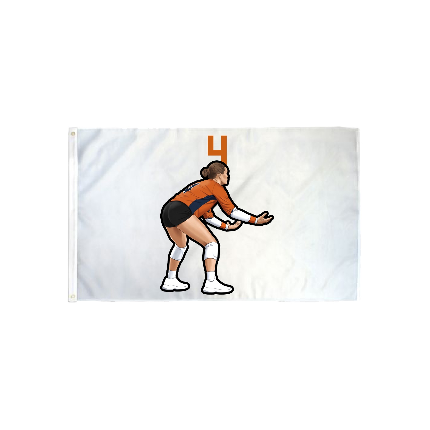 3x5 Flag — Number Top in Classic