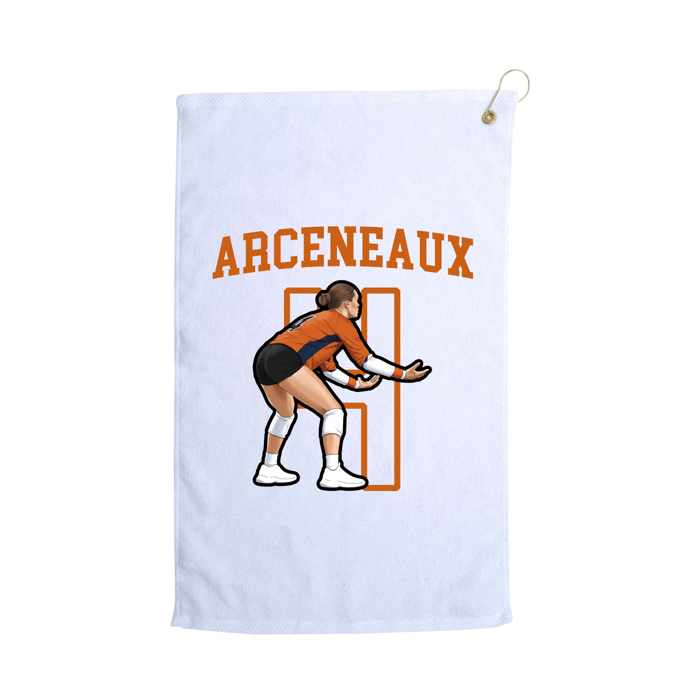 Golf Towel — Shirsey in White