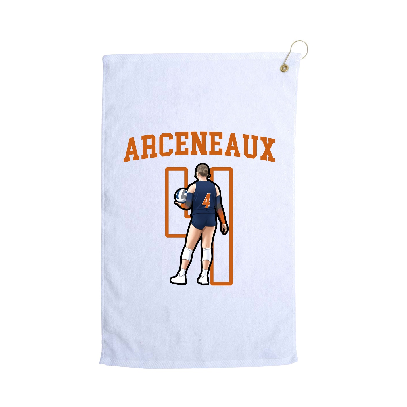 Golf Towel — Shirsey in White