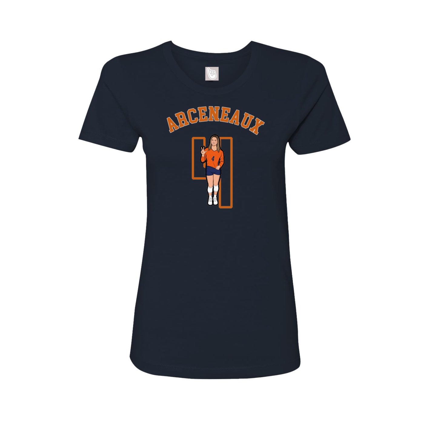 Womens Tee — Shirsey Arch in Navy