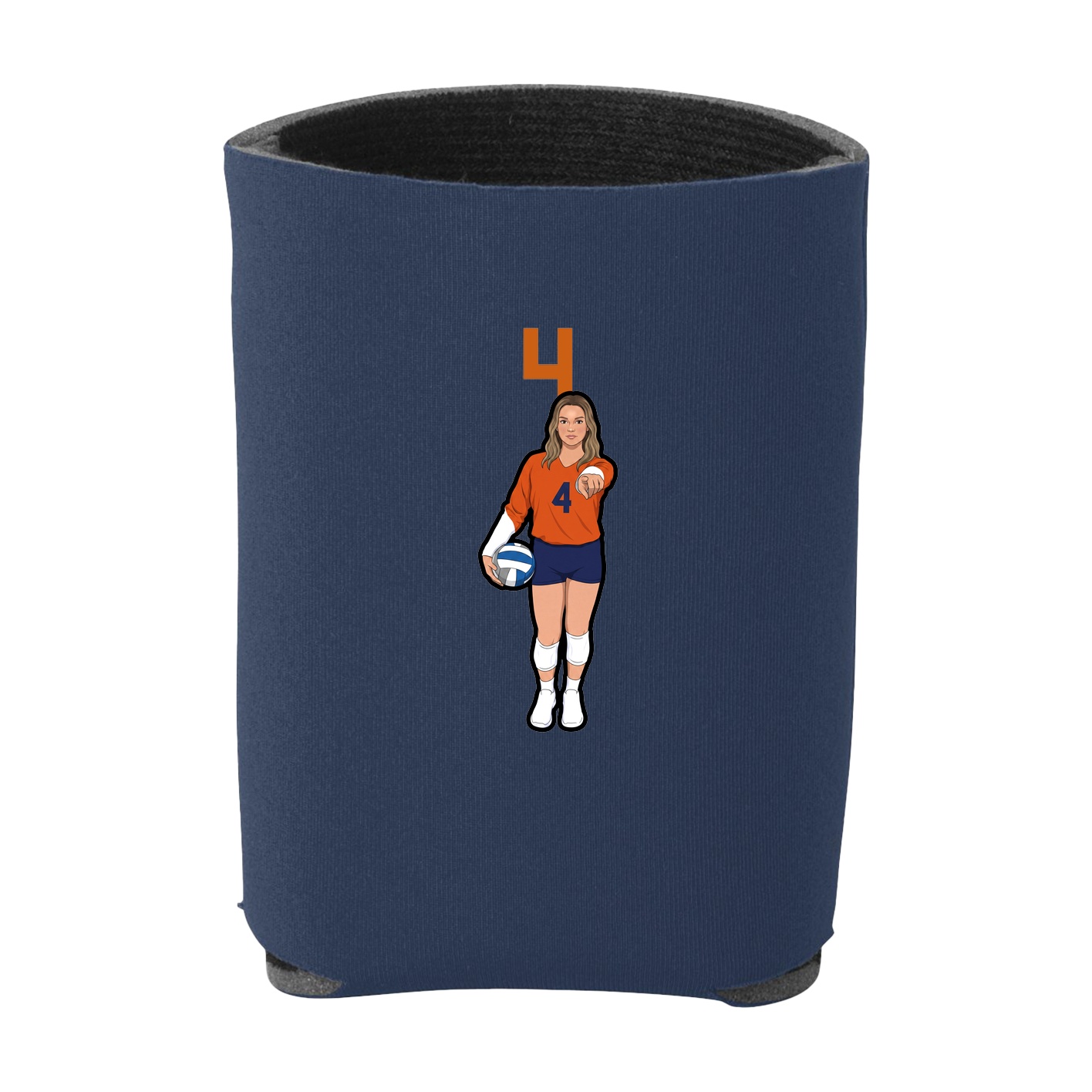 Can Holder — Number Top in Navy