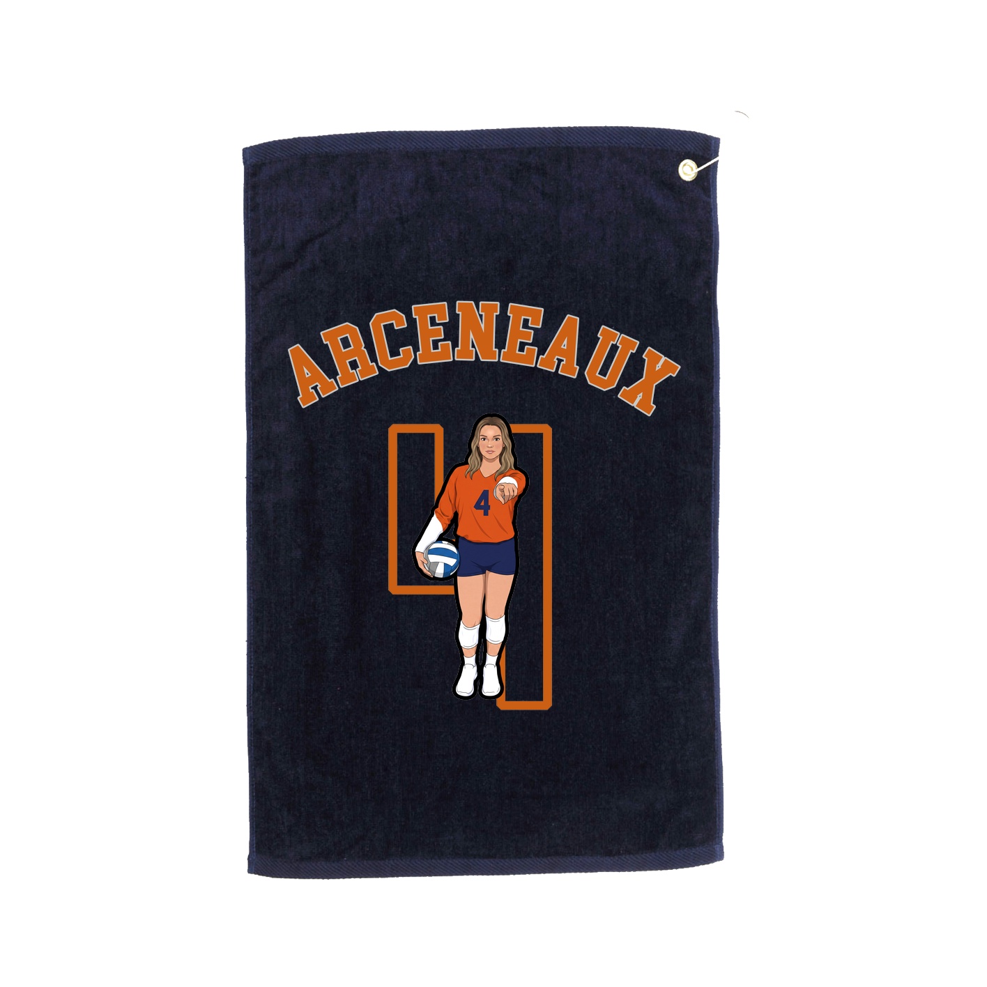 Golf Towel — Shirsey Arch in Navy