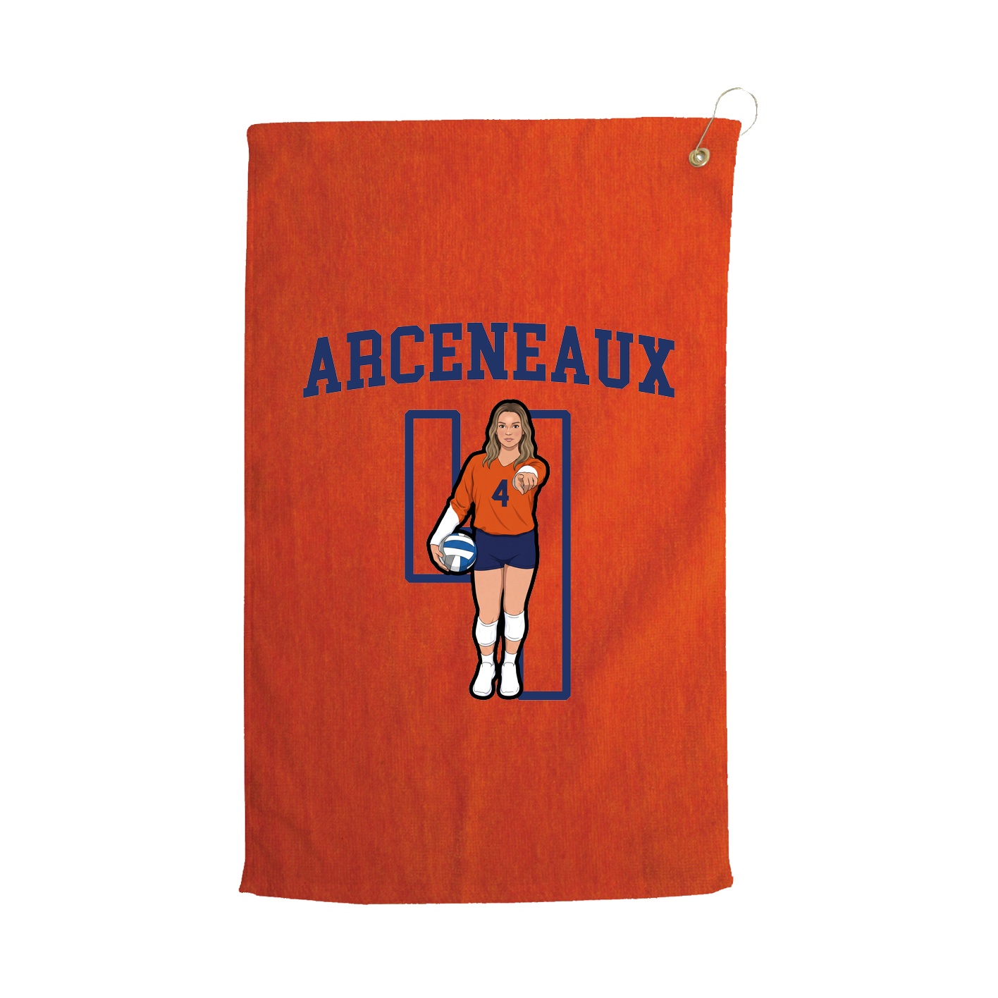 Golf Towel — Shirsey in Orange