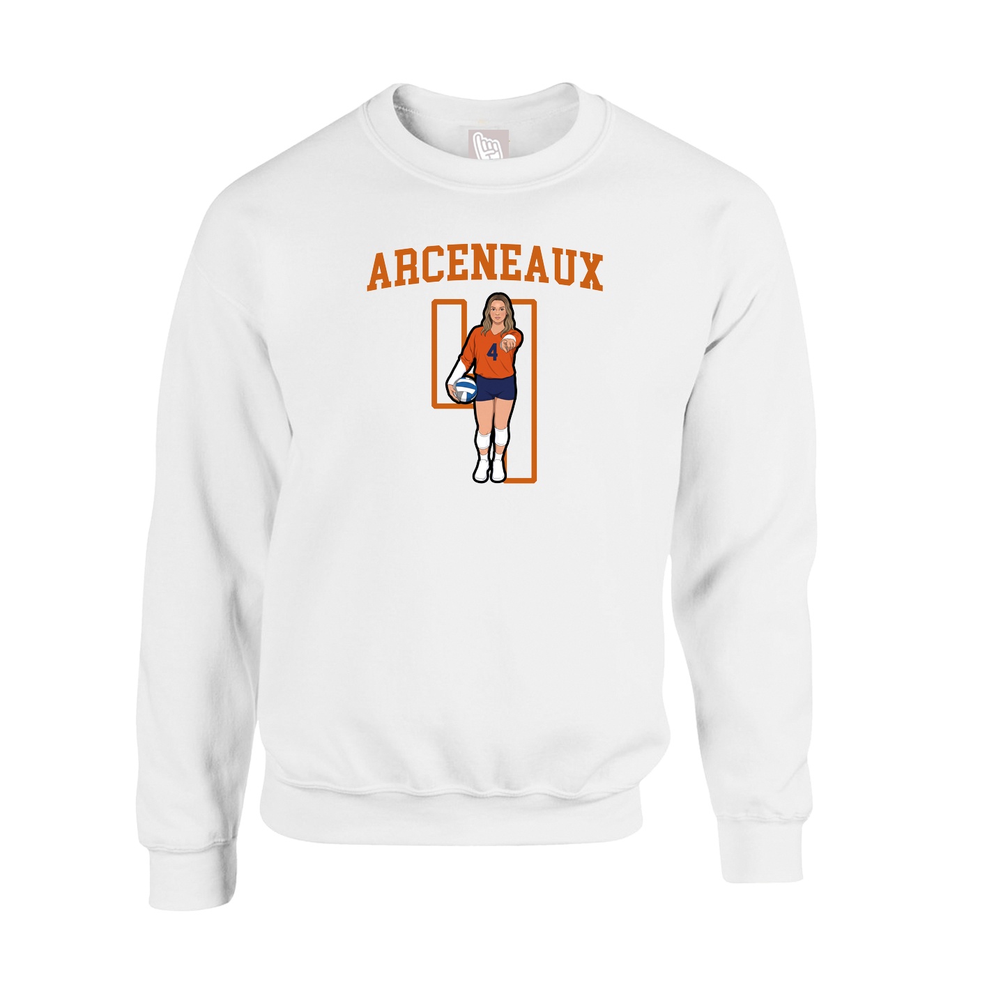 Fleece Crew — Shirsey in White