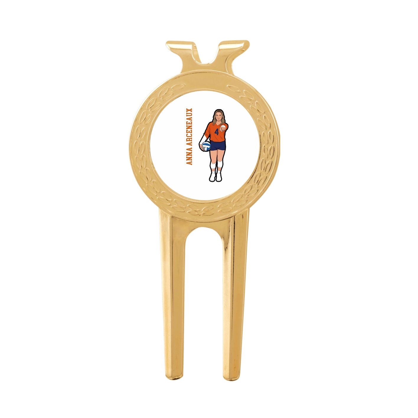 Divot Tool with Ball Marker — Name Vertical in Classic