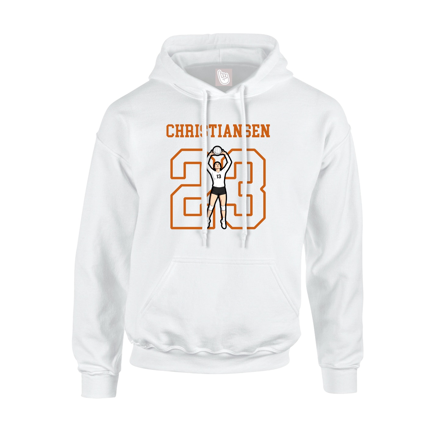 Hoodie — Shirsey in White