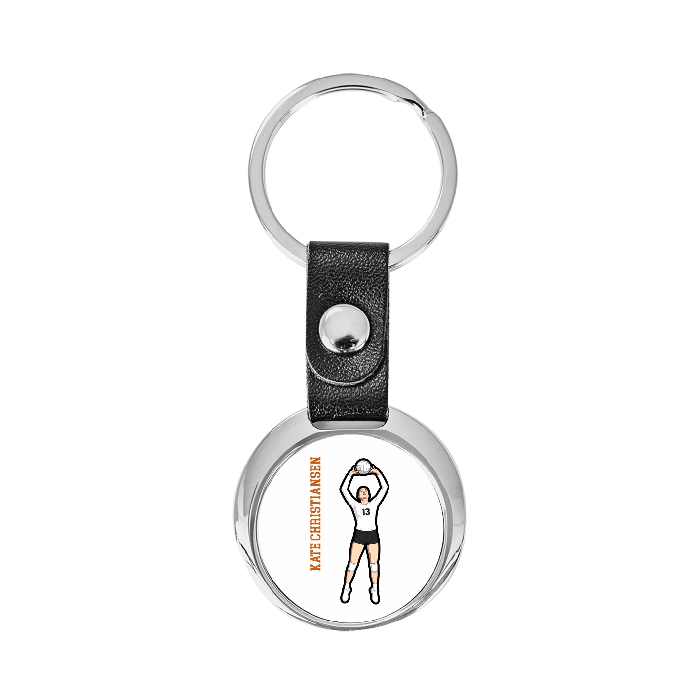 Key Chain — Name Vertical in Classic