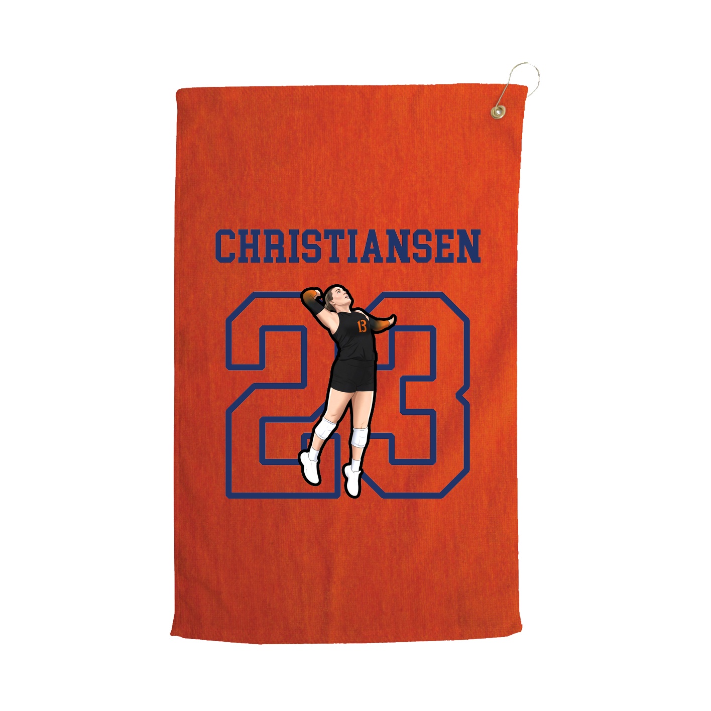 Golf Towel — Shirsey in Orange