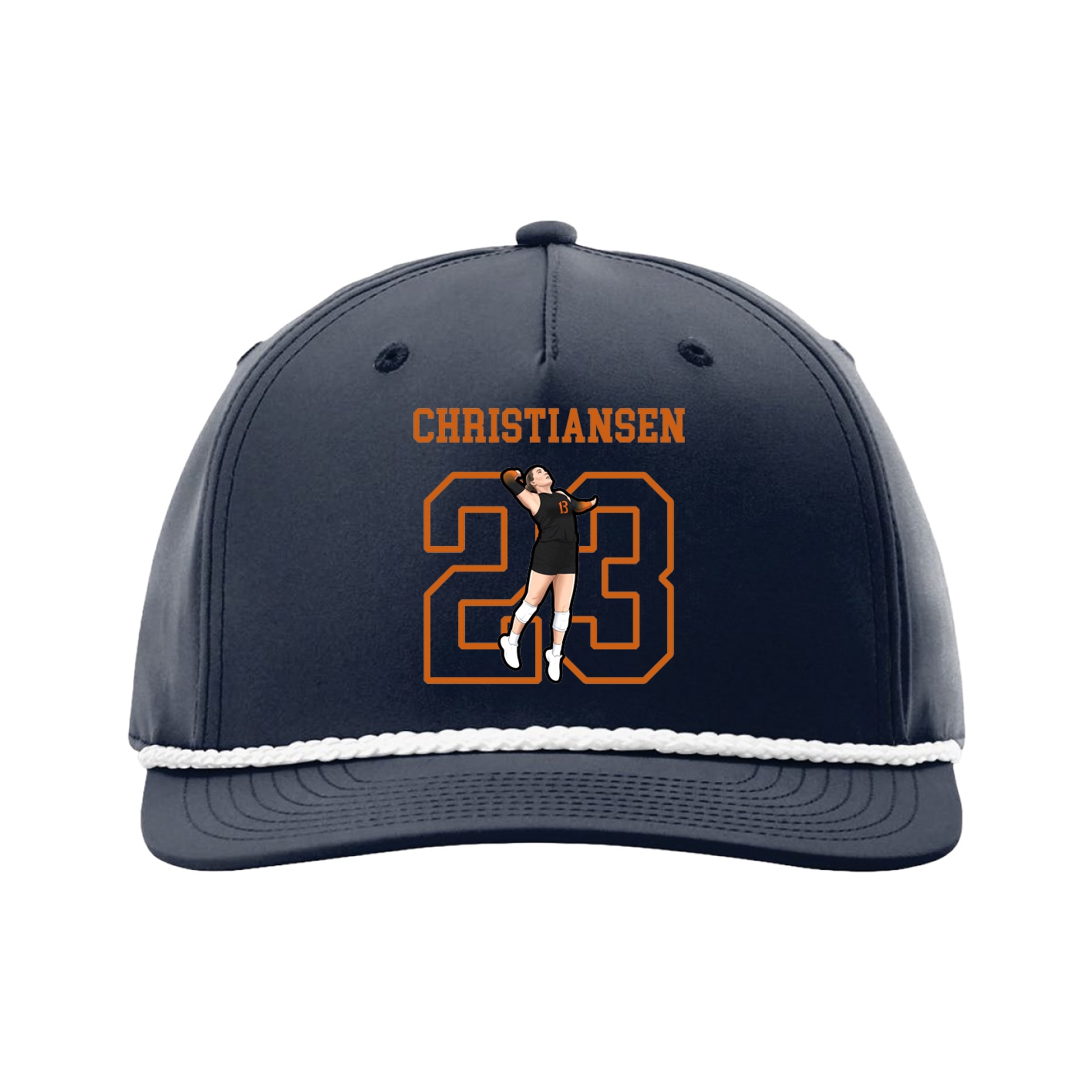 Five-Panel Classic Rope Cap — Shirsey in Navy