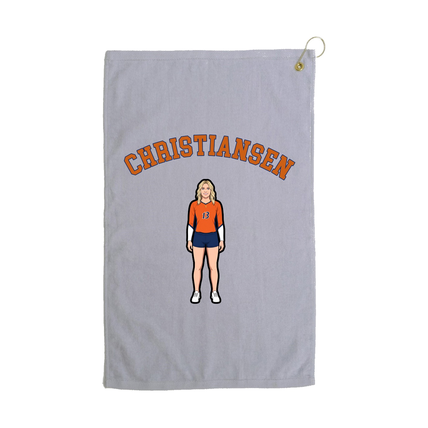 Golf Towel — Shirsey Arch in Grey
