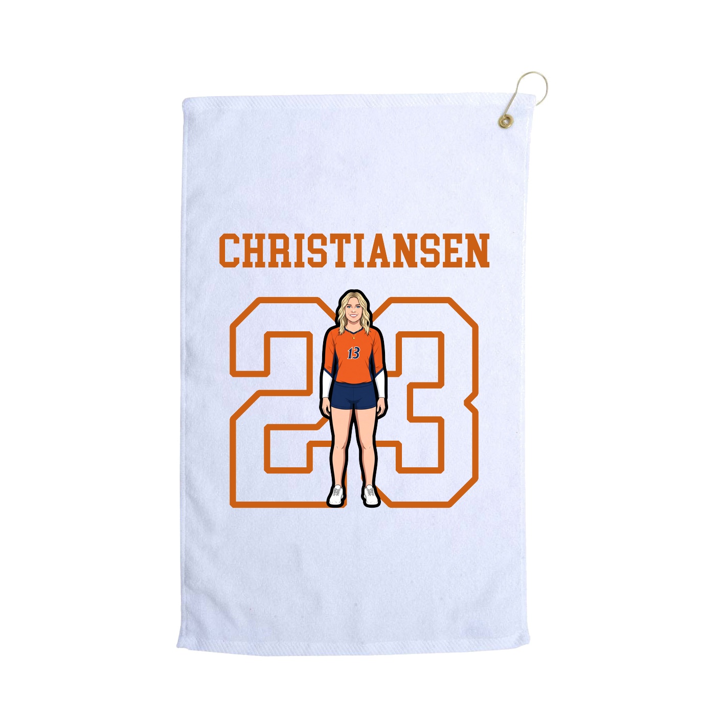 Golf Towel — Shirsey in White