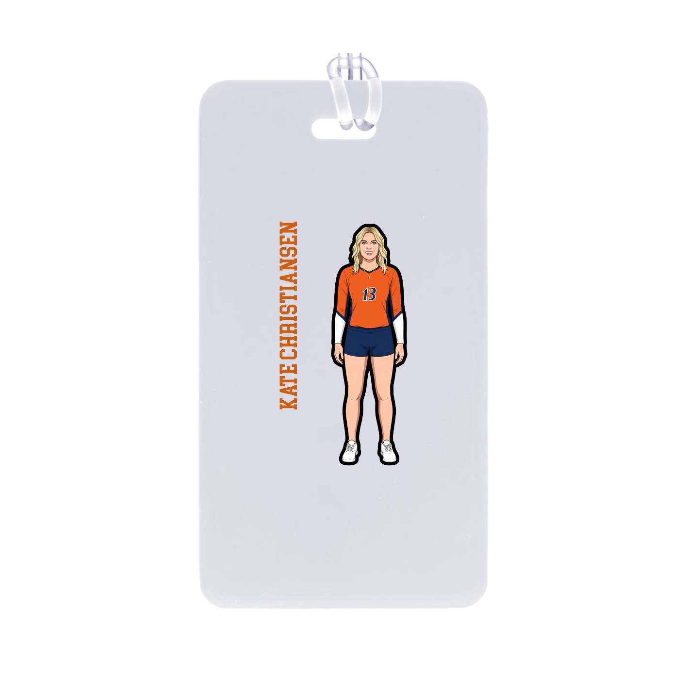 Bag Tag — Name Vertical in Classic