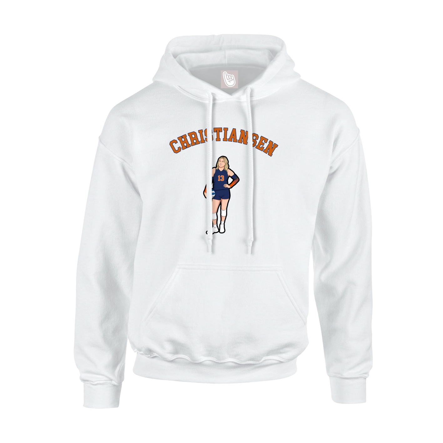 Youth Hoodie — Shirsey Arch in White