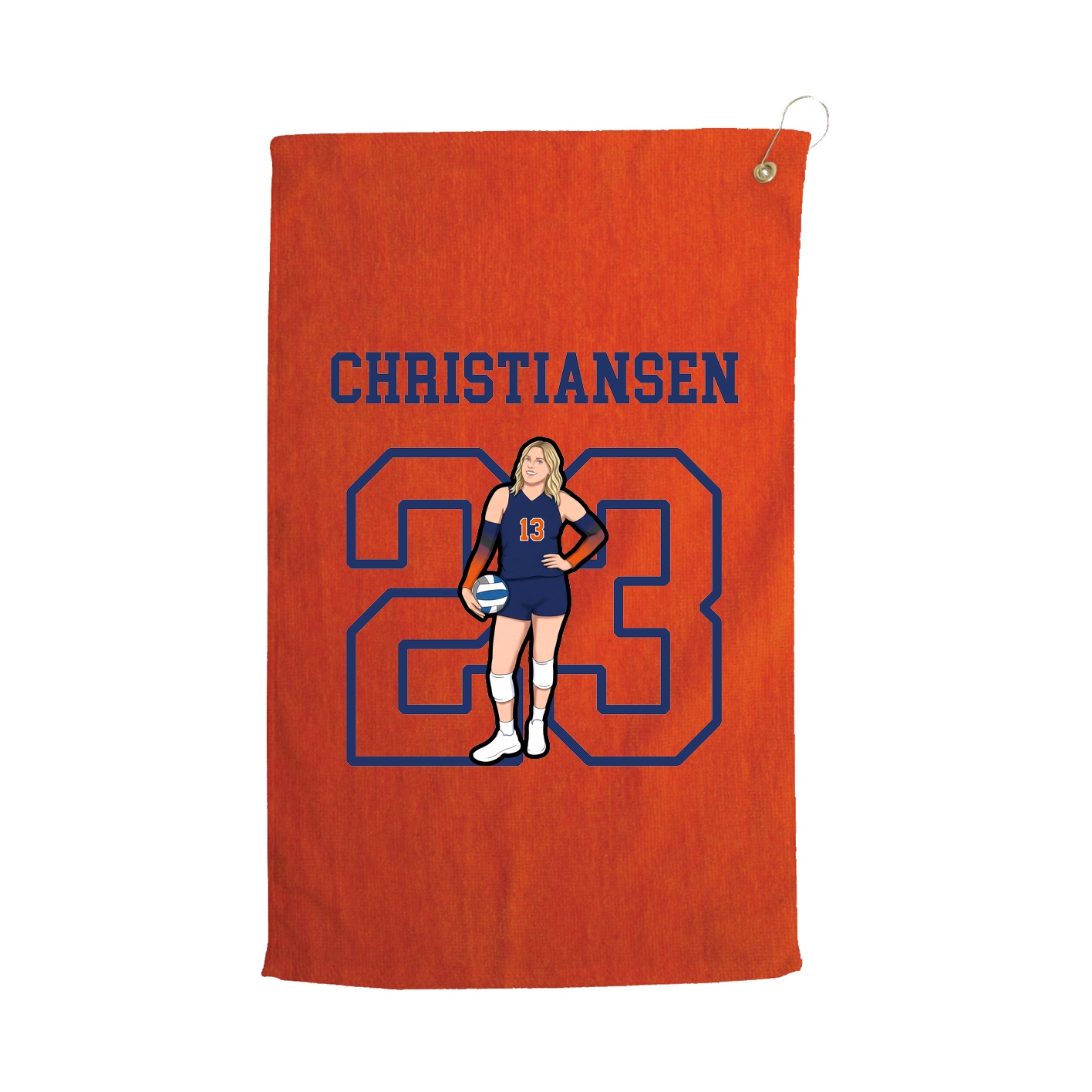 Golf Towel — Shirsey in Orange