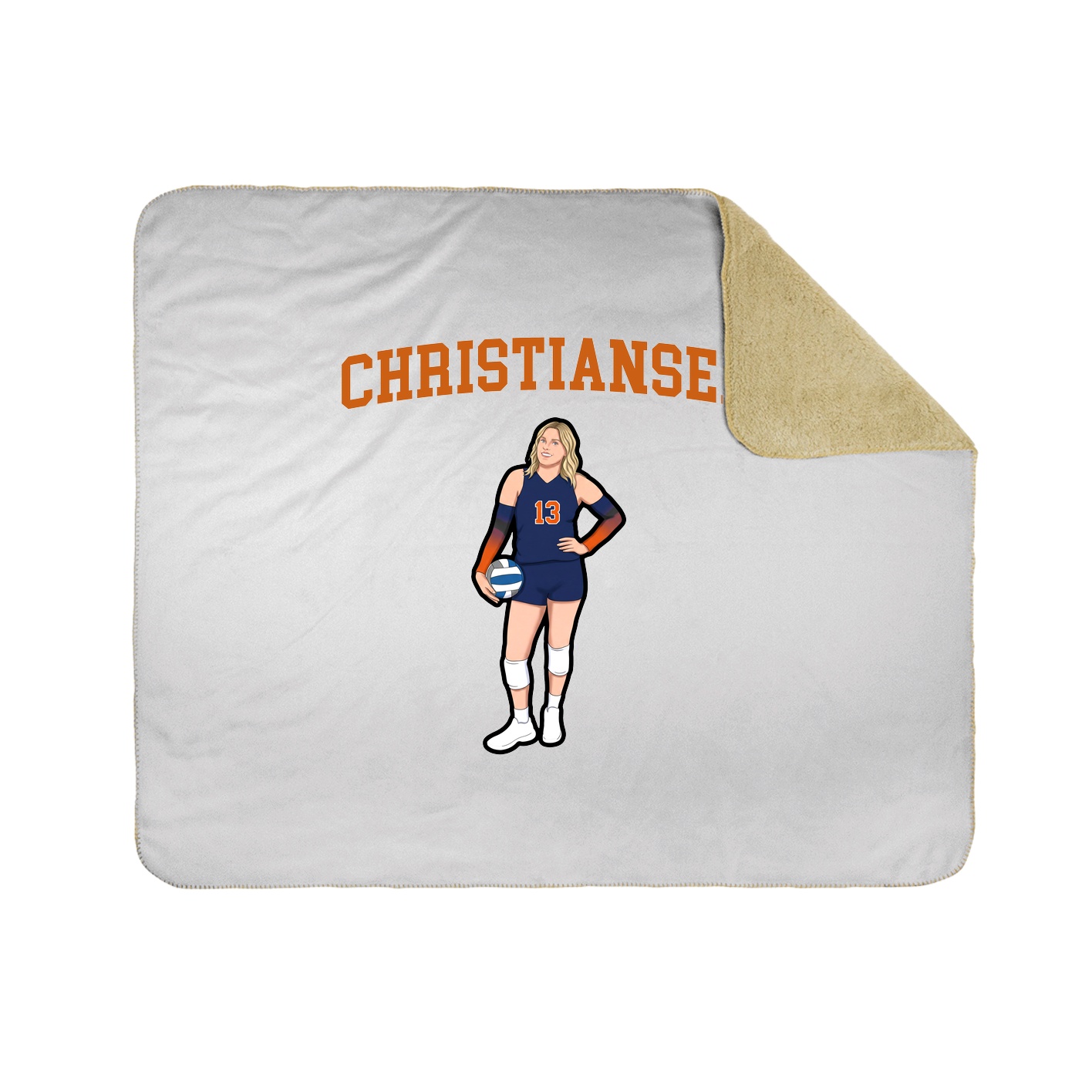 Throw Blanket — Shirsey in White
