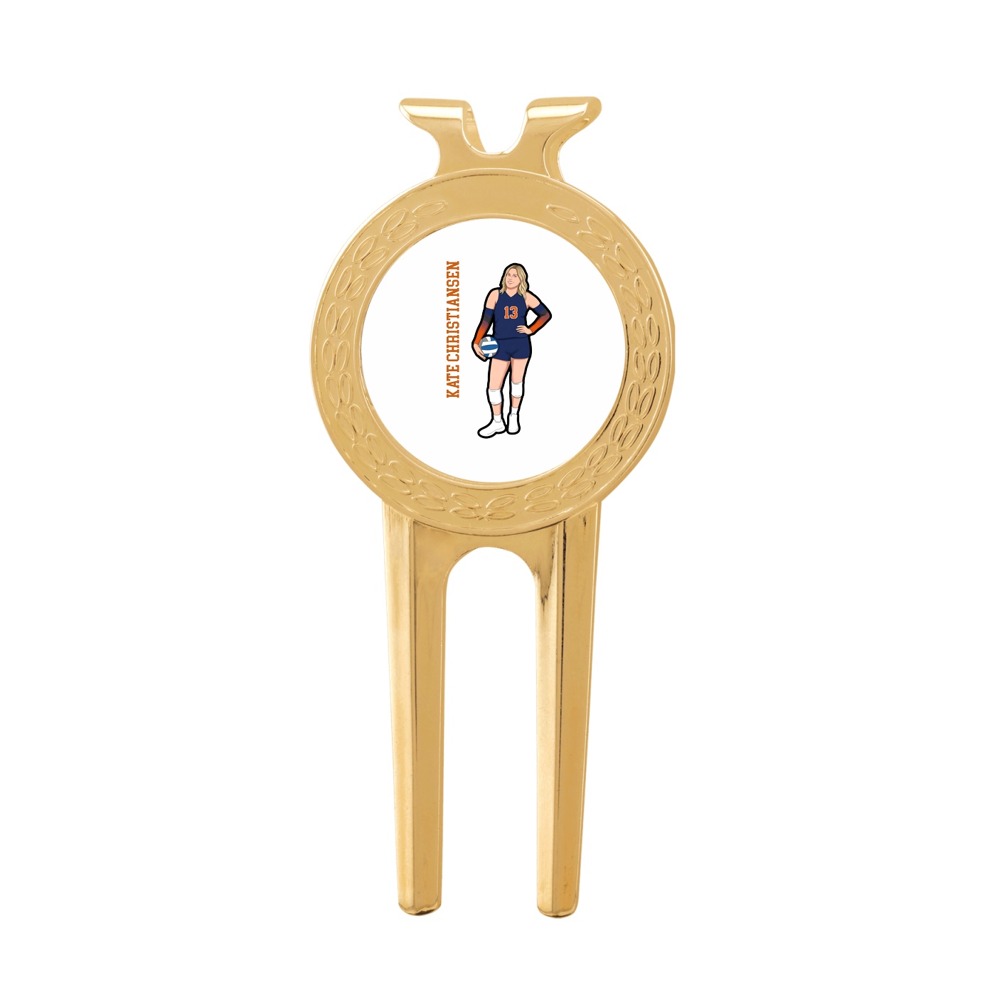 Divot Tool with Ball Marker — Name Vertical in Classic