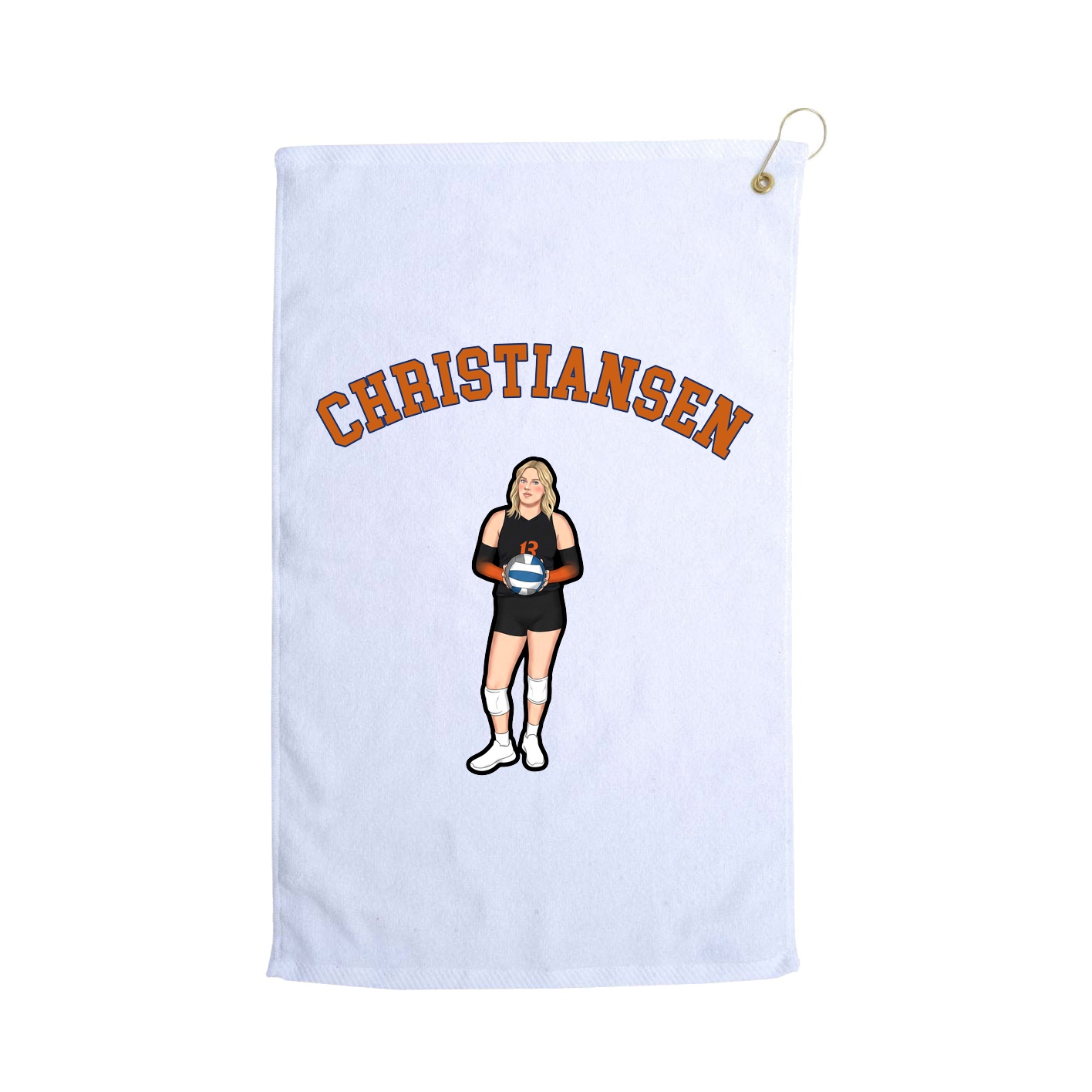 Golf Towel — Shirsey Arch in White