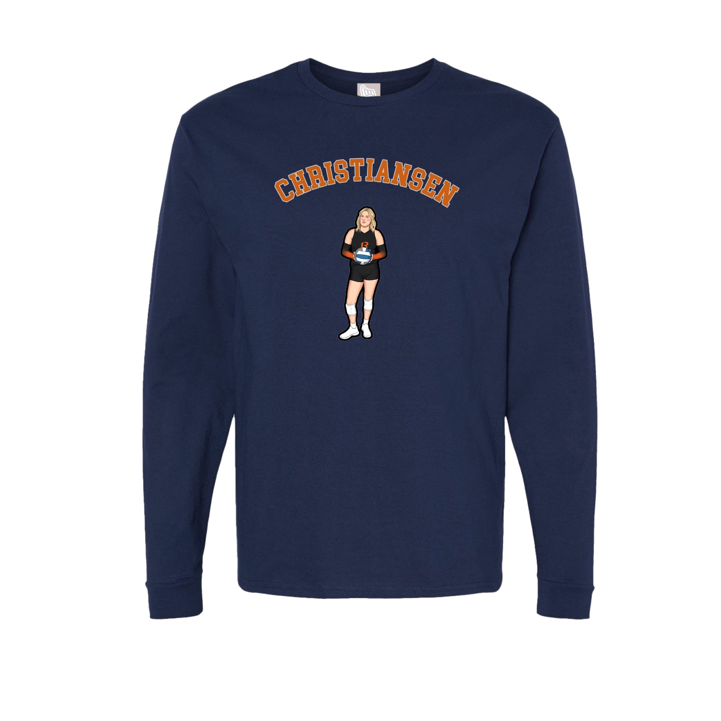 Long Sleeve Tee — Shirsey Arch in Navy
