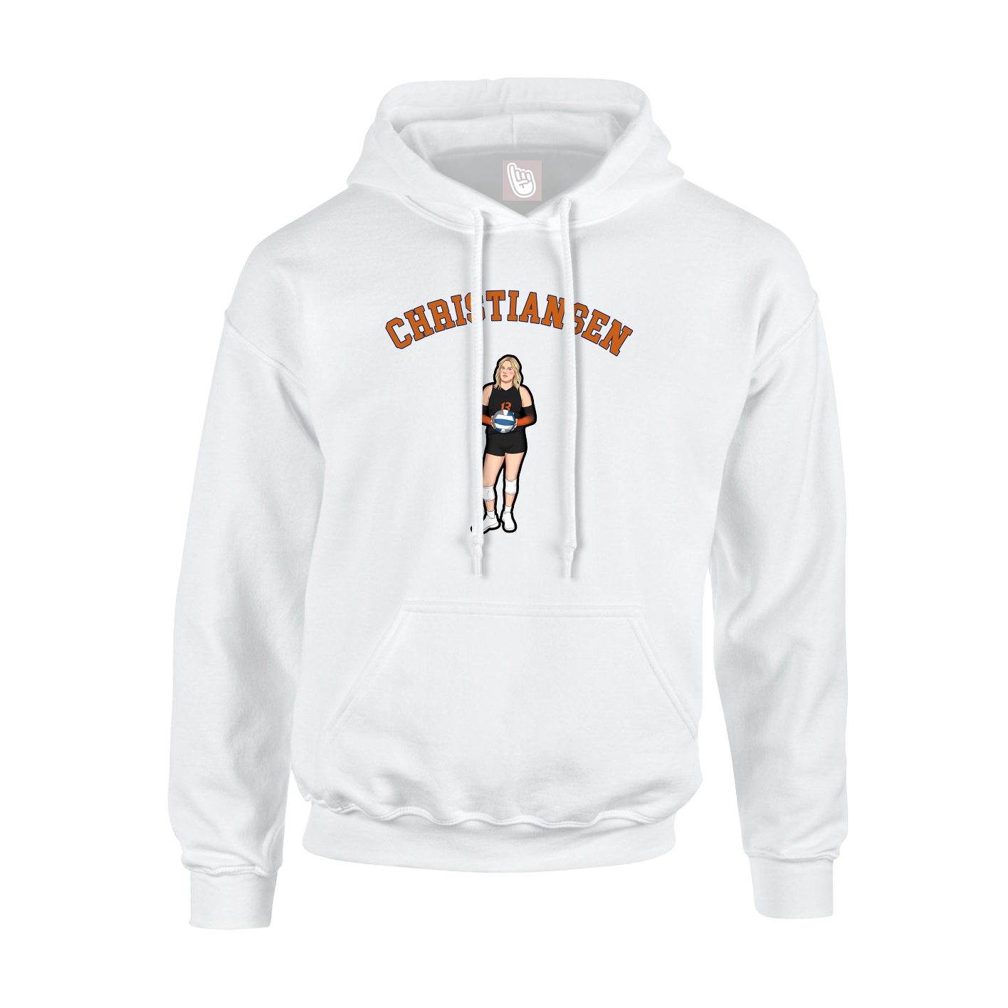 Youth Hoodie — Shirsey Arch in White