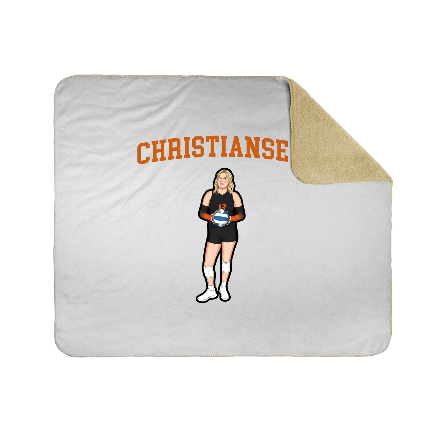 Throw Blanket — Shirsey in White
