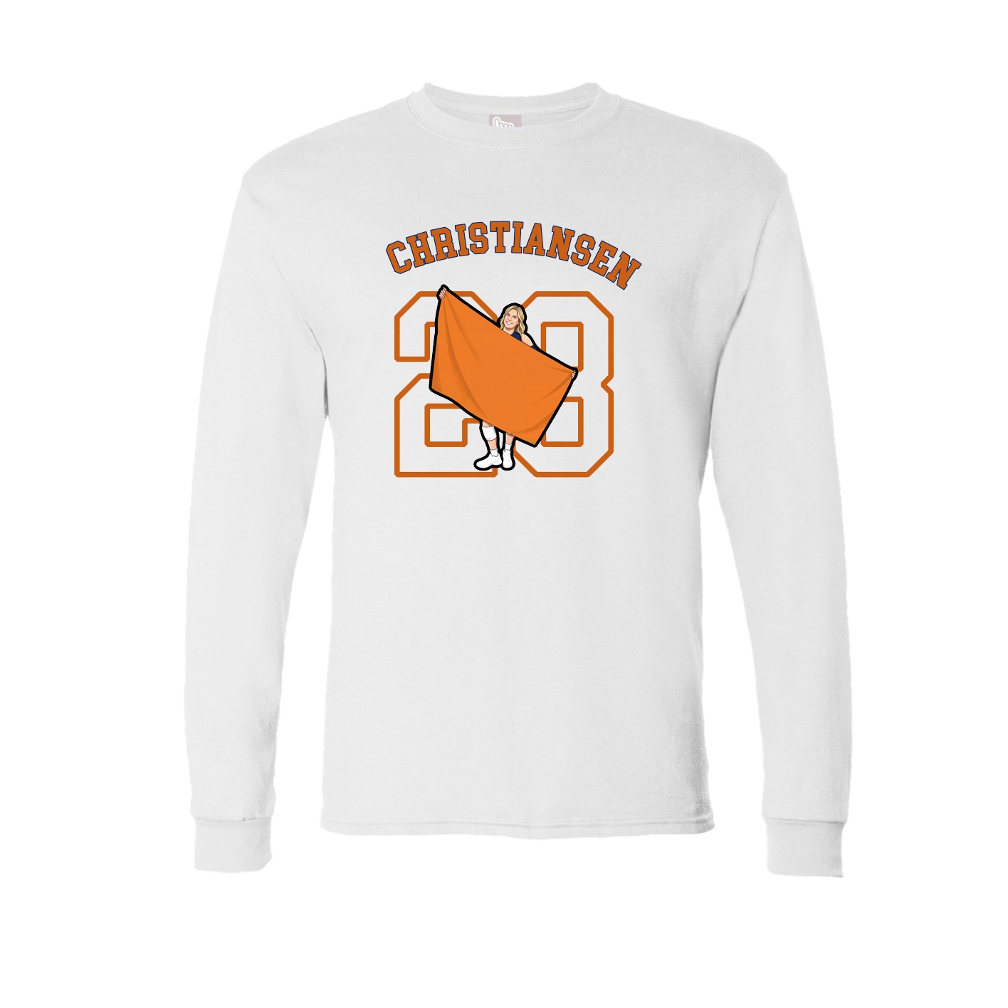 Long Sleeve Tee — Shirsey Arch in White
