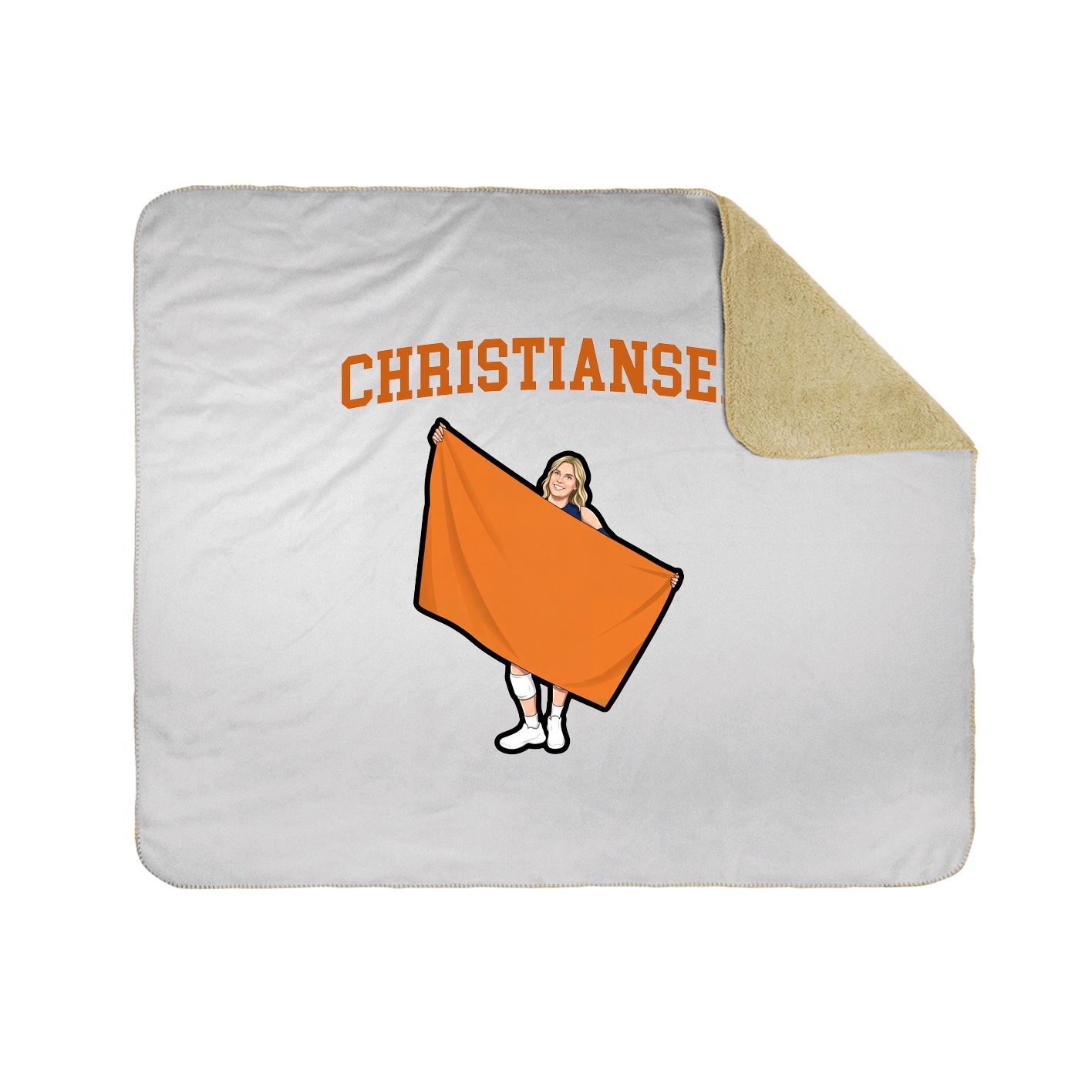 Throw Blanket — Shirsey in White