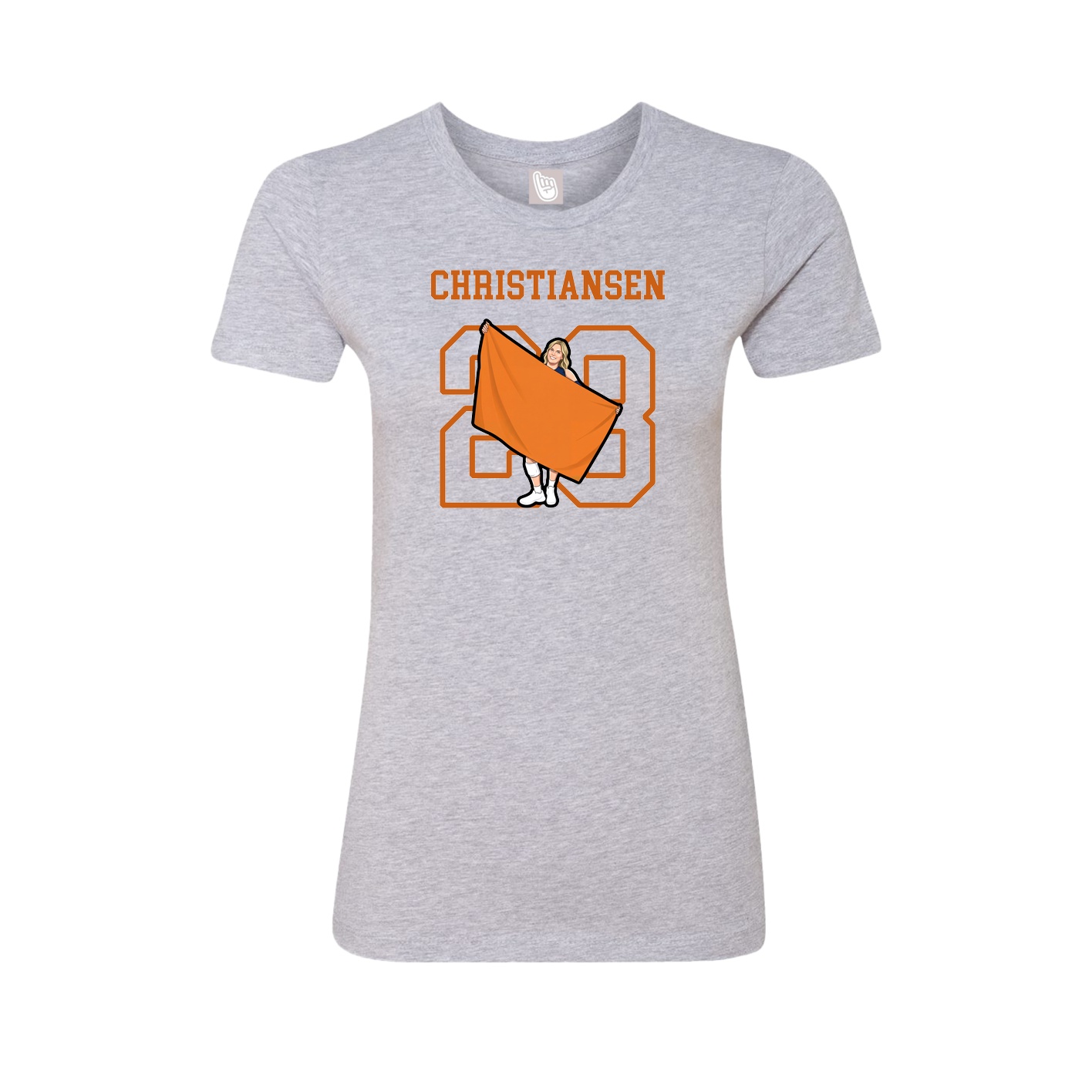 Fitted Women's Tee — Shirsey in Grey