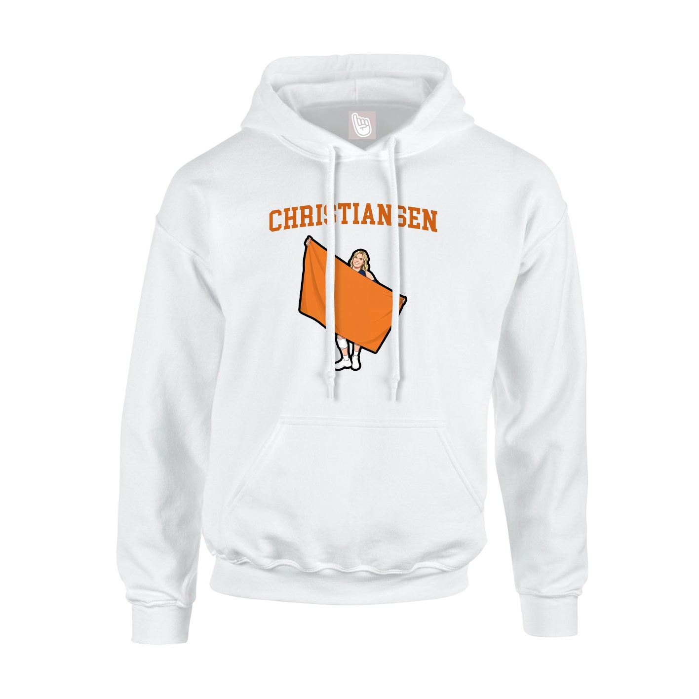 Hoodie — Shirsey in White