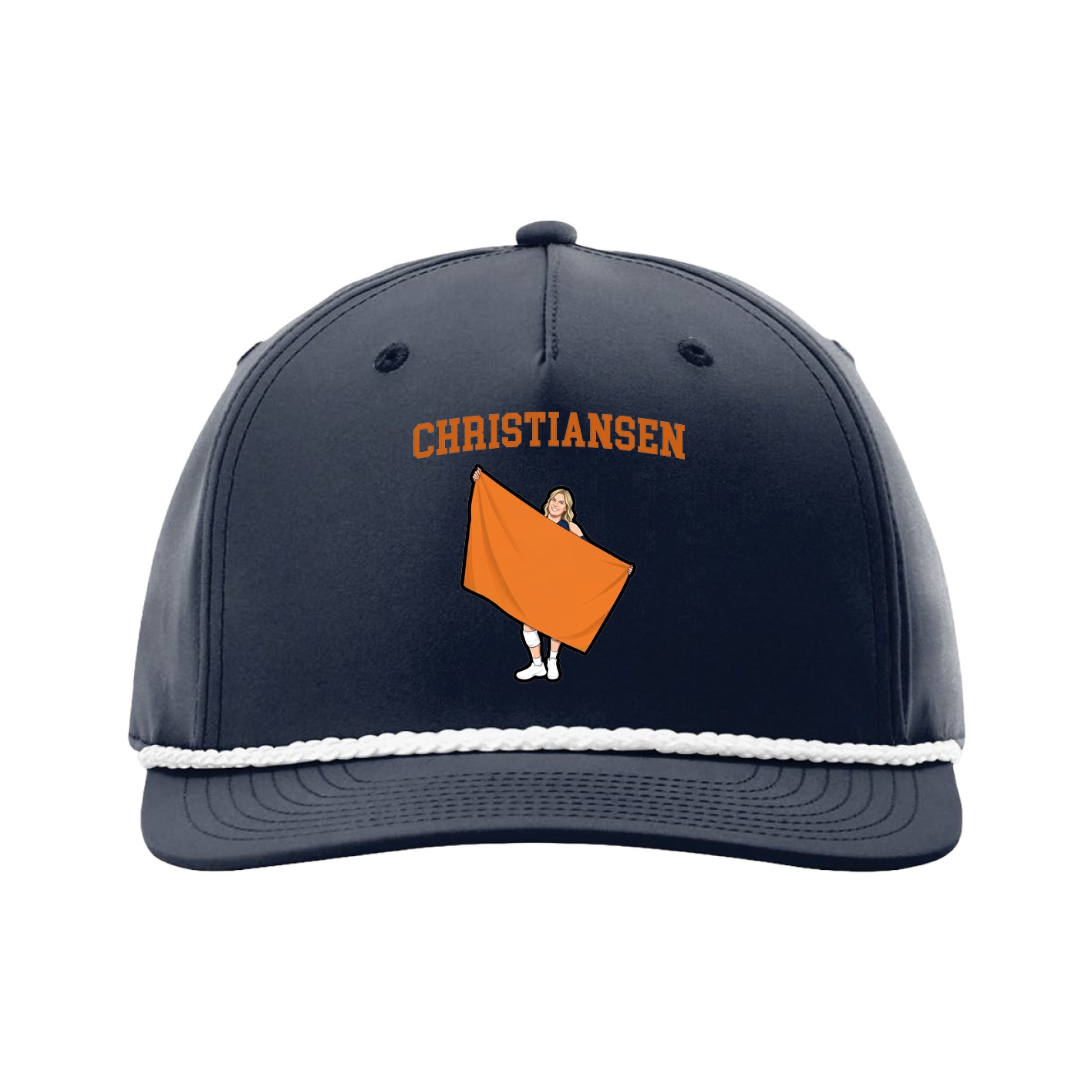Five-Panel Classic Rope Cap — Shirsey in Navy