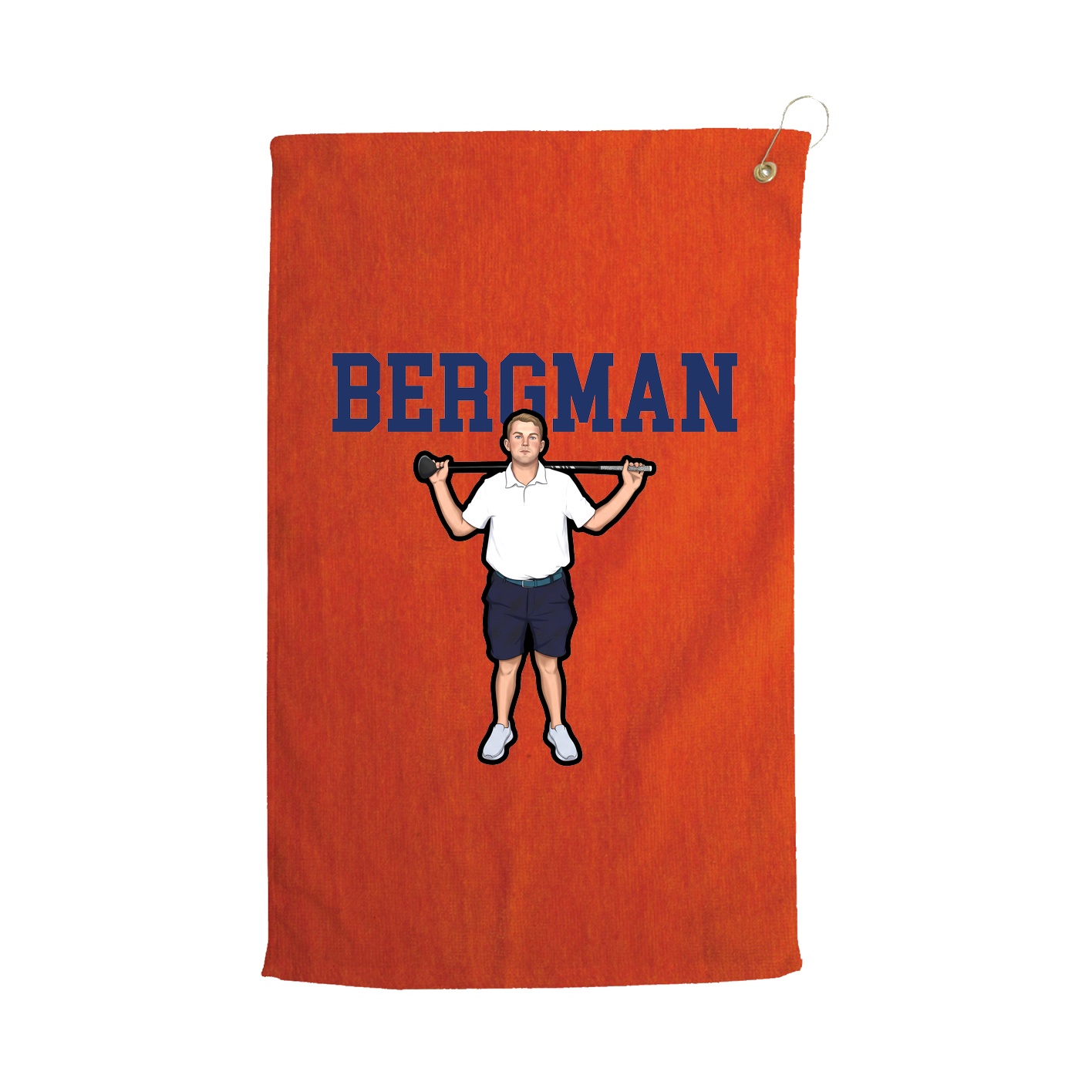 Golf Towel — Shirsey in Orange