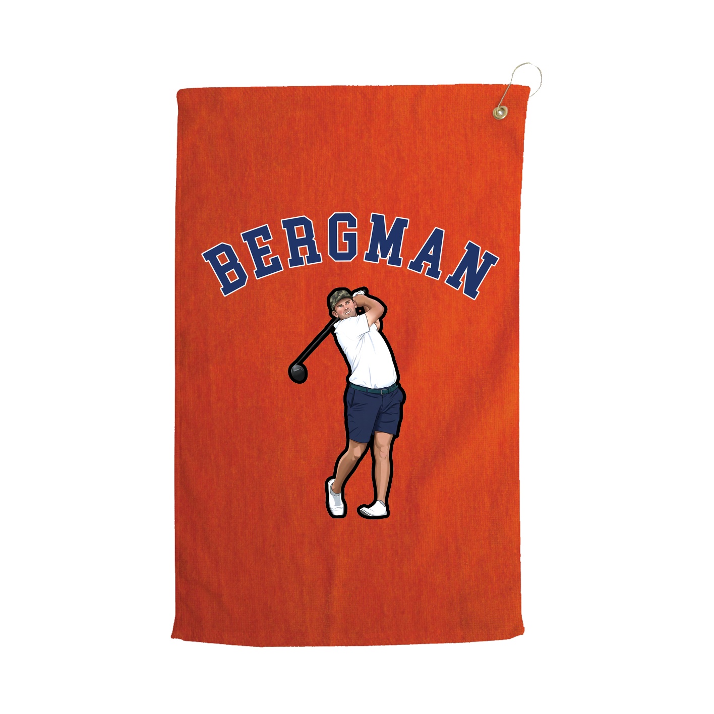 Golf Towel — Shirsey Arch in Orange