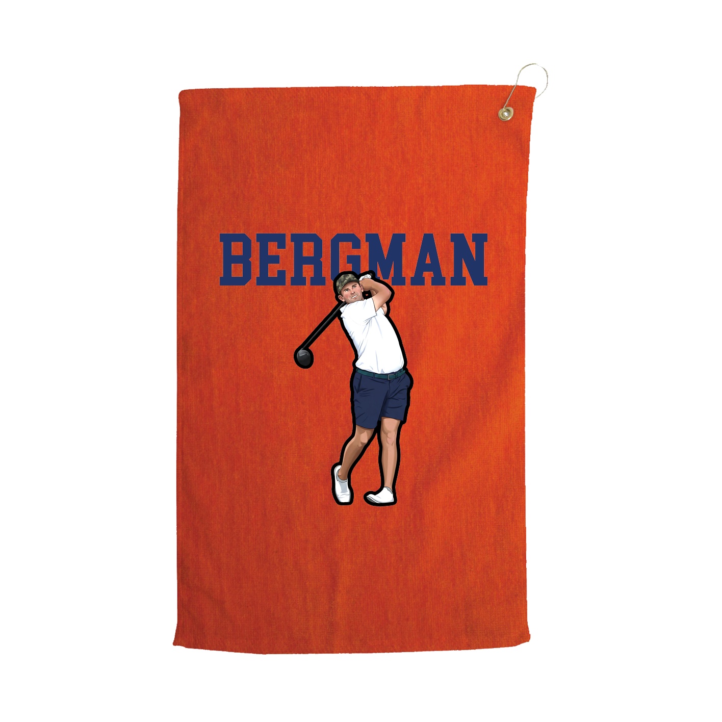 Golf Towel — Shirsey in Orange