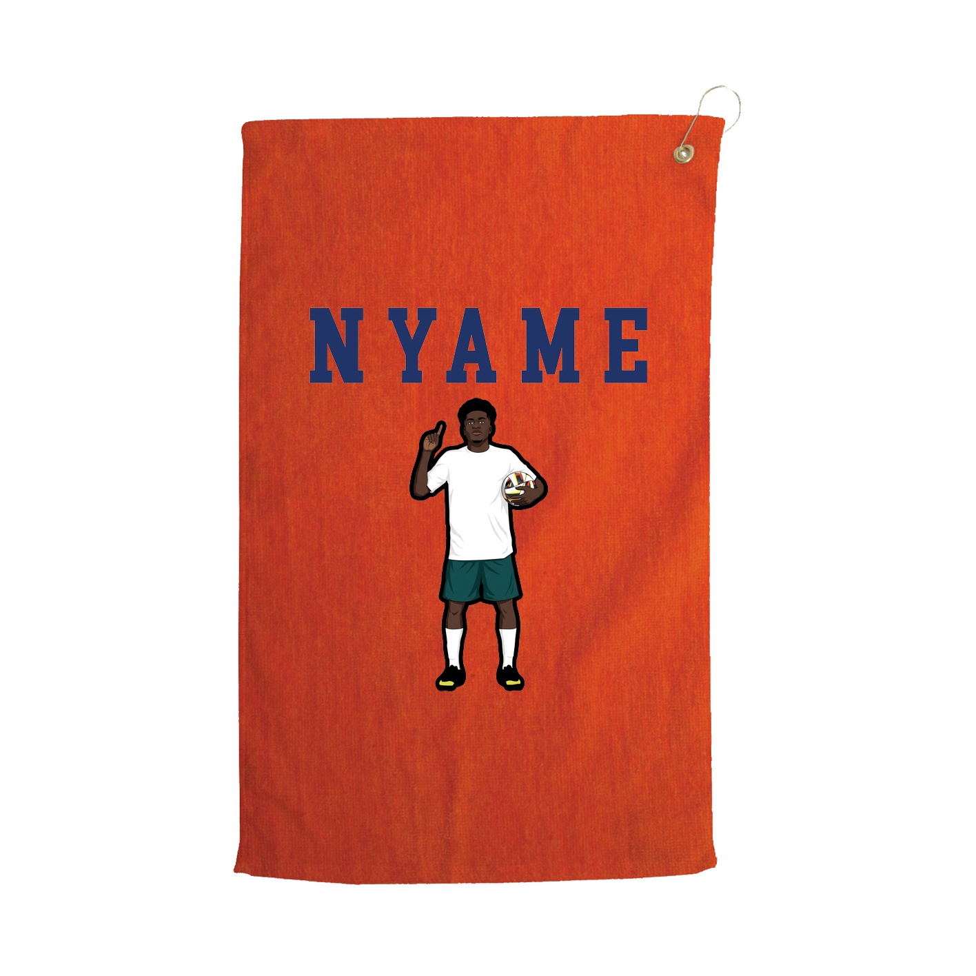 Golf Towel — Shirsey in Orange
