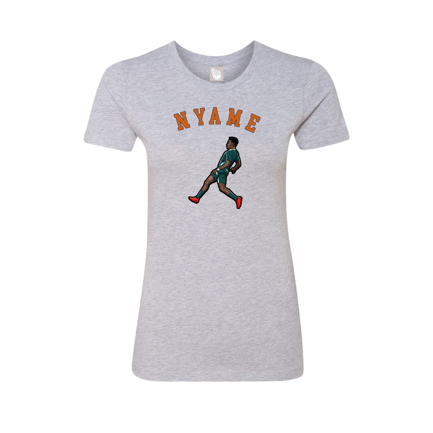 Fitted Women's Tee — Shirsey Arch in Grey
