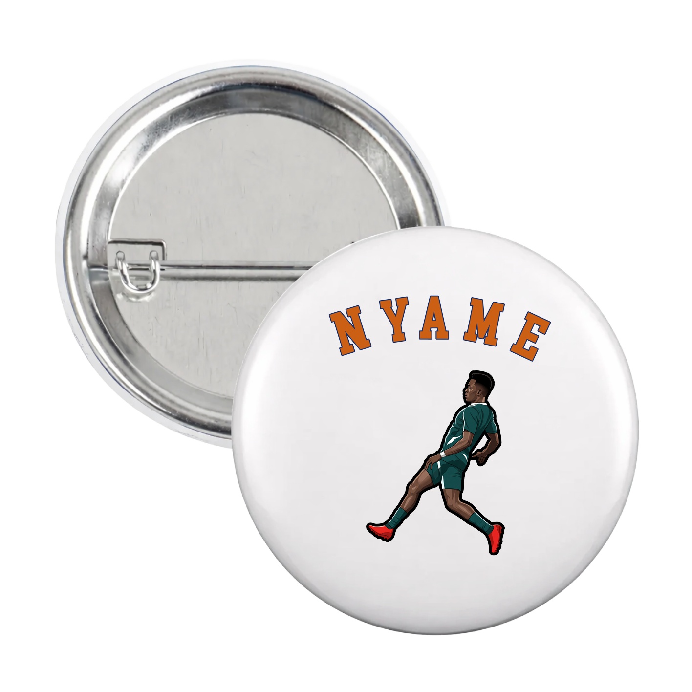 Game Day Button — Shirsey Arch in White