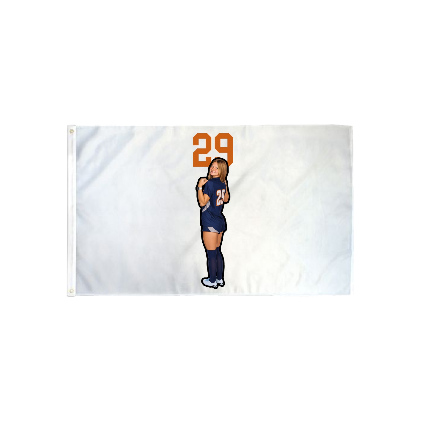 3x5 Flag — Number Top in Classic