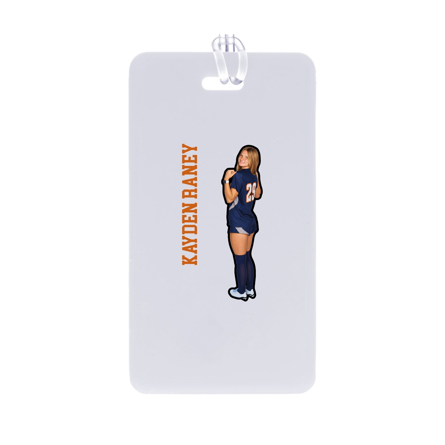 Bag Tag — Name Vertical in Classic