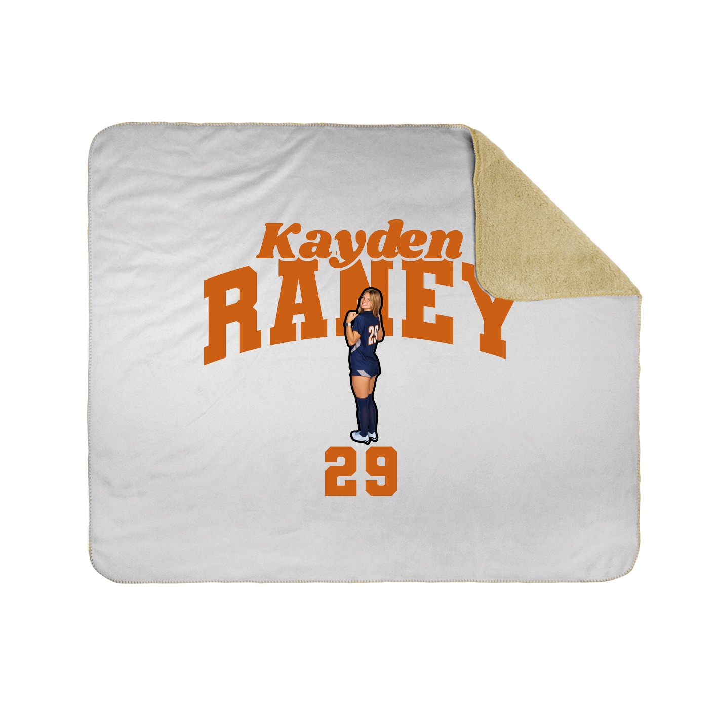 Throw Blanket — Signature Arch in White