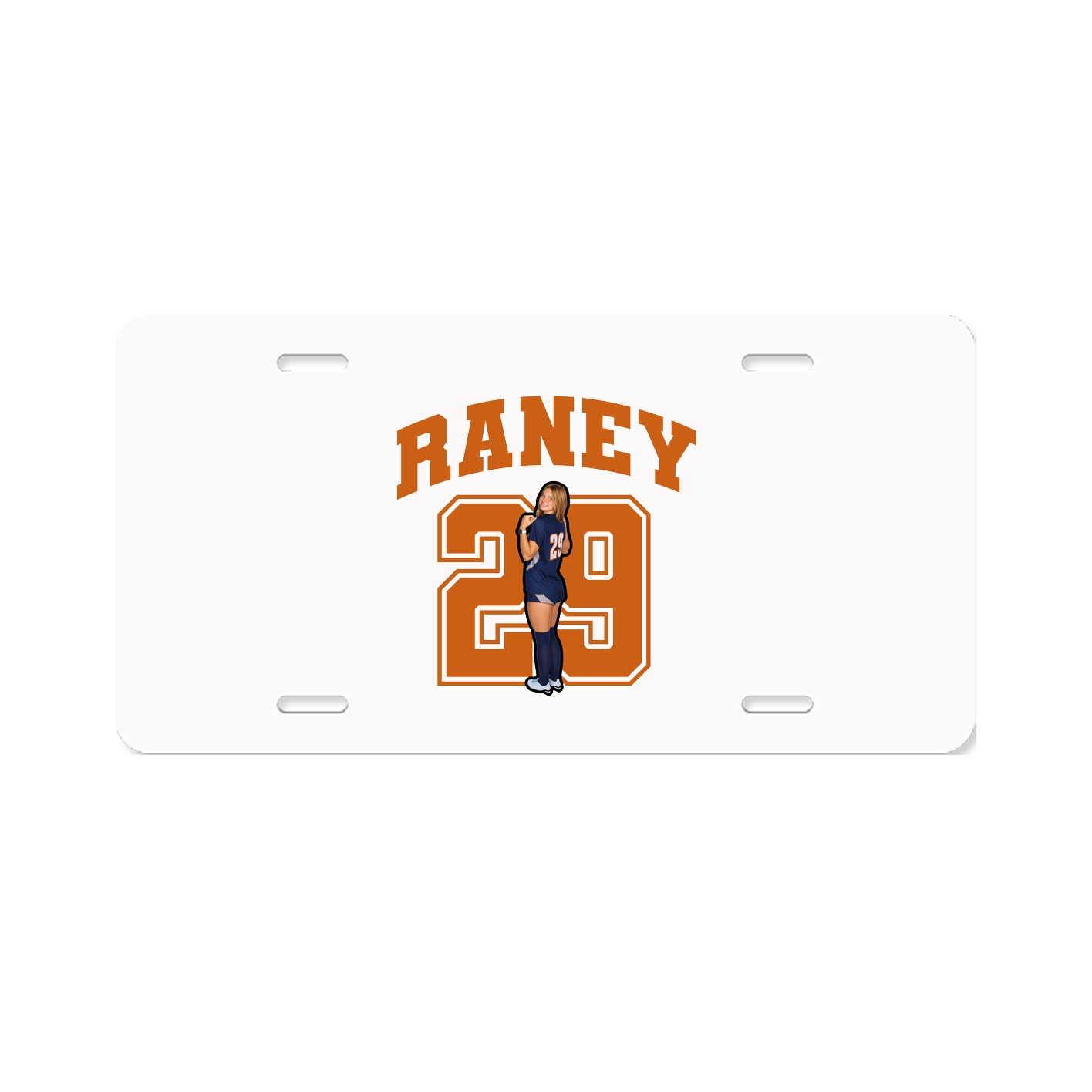 License Plate — Number in Classic