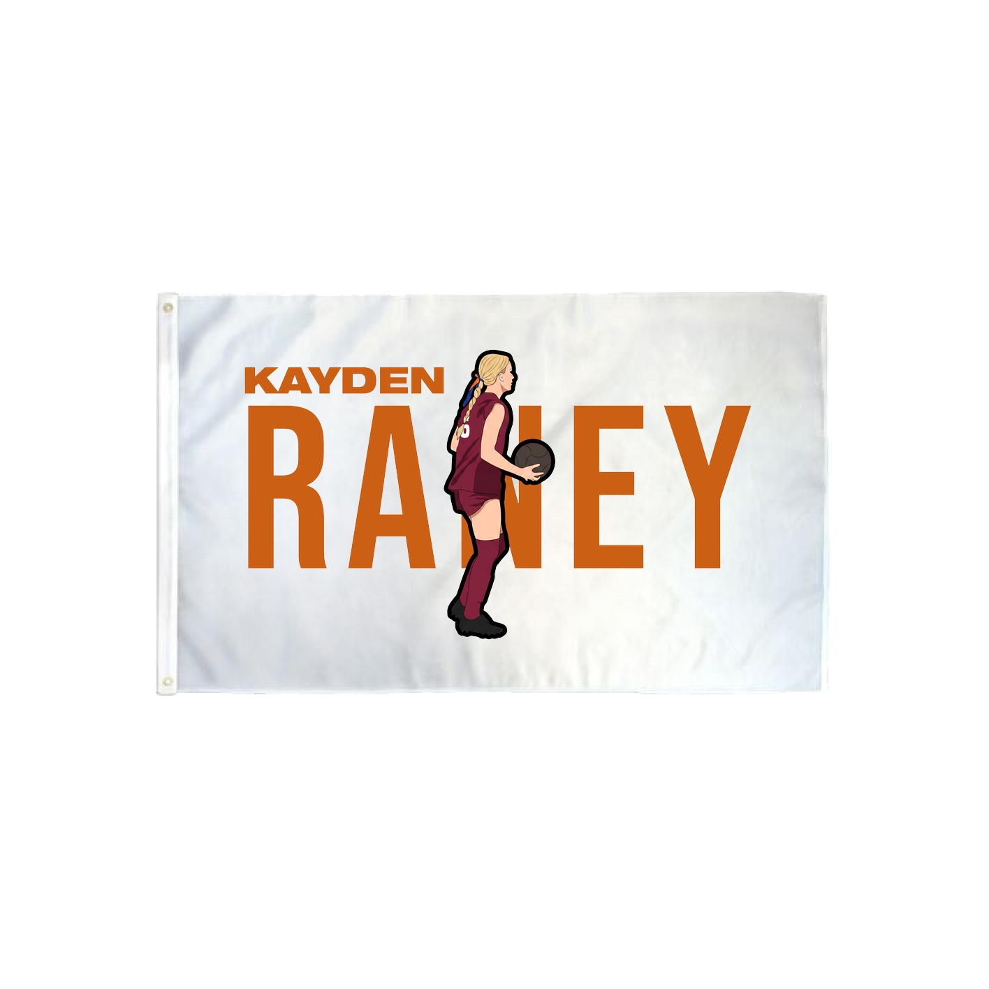 3x5 Flag — Player Name in Classic