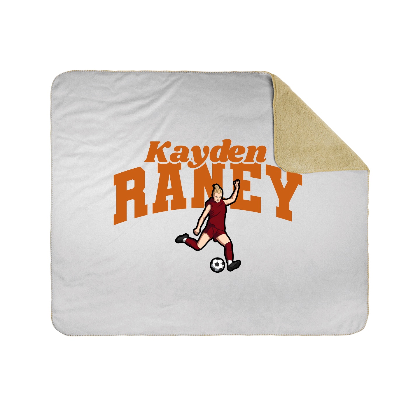 Throw Blanket — Signature Arch in White