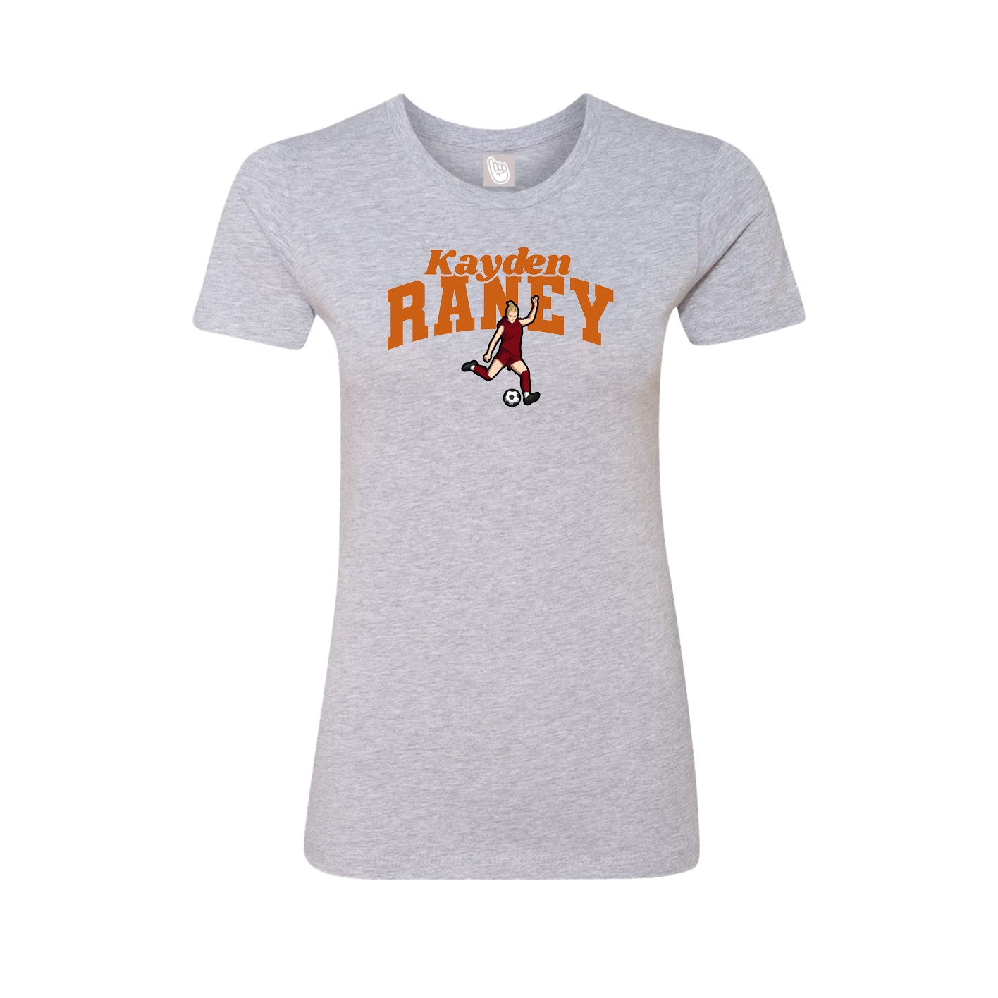 Womens Tee — Signature Arch in Grey