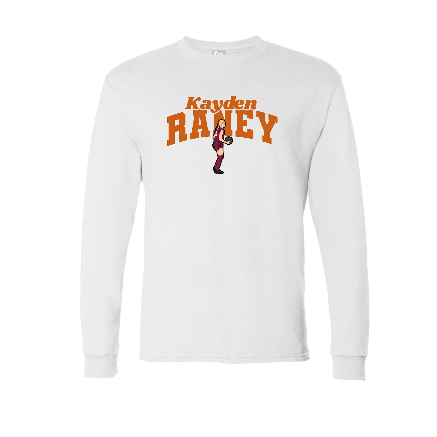 Long Sleeve Tee — Signature Arch in White