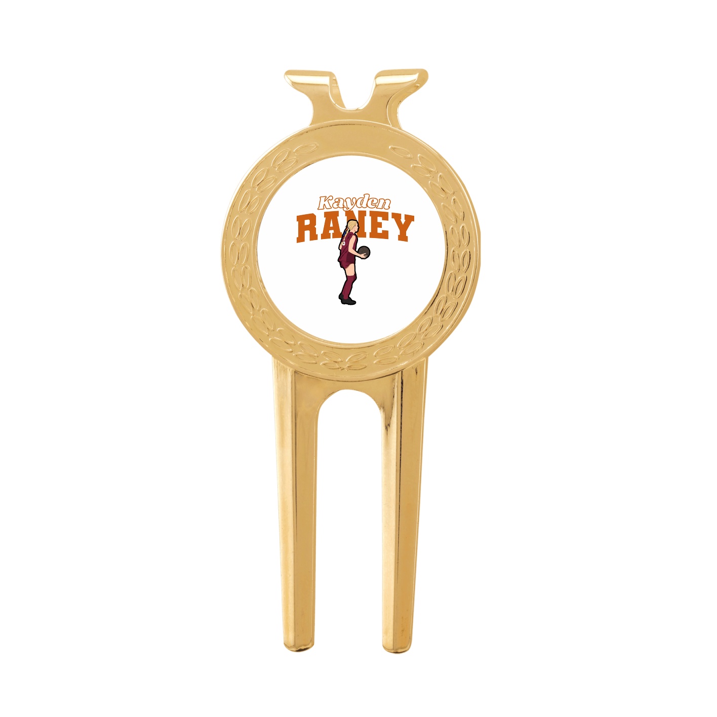 Divot Tool with Ball Marker — Name Arch in Classic