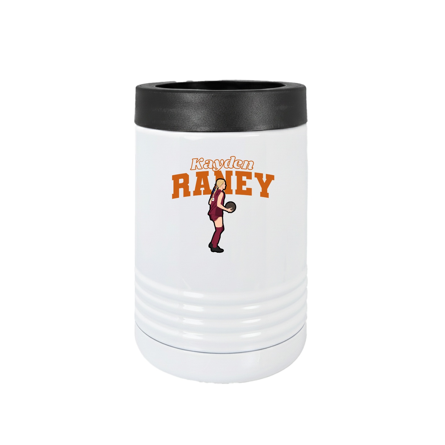 Beverage Holder — Name Arch in White