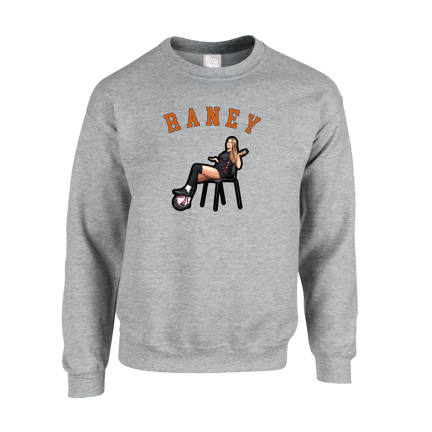 Fleece Crew — Shirsey Arch in Grey